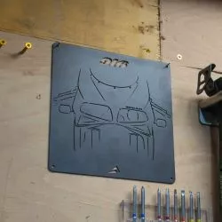 Plaque métallique Pyramid Ducati 916