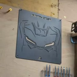 Plaque métallique Pyramid Yamaha MT09 / SP (Gen 4)