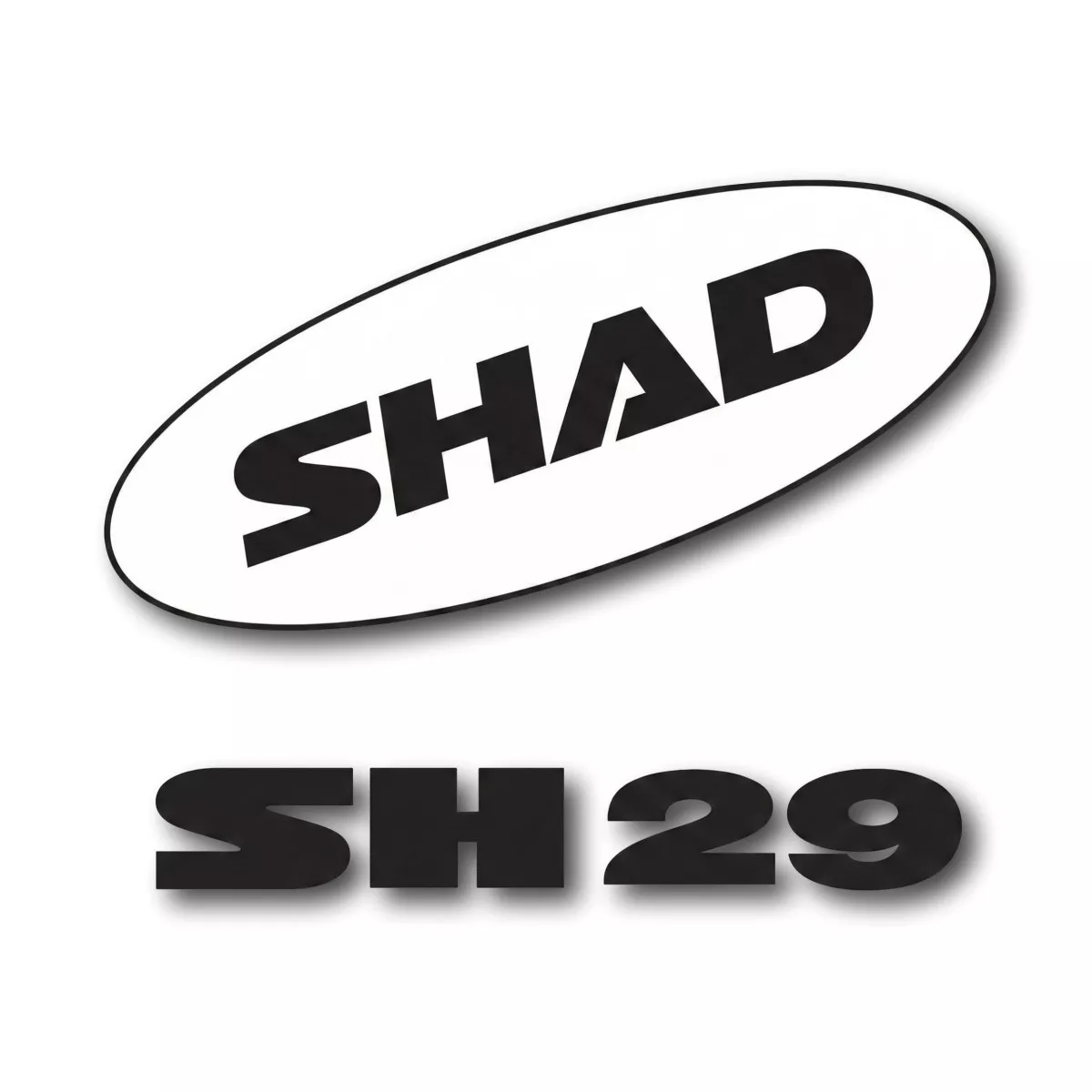 Autocollants de rechange pour top case SHAD SH29 - Tech2Roo