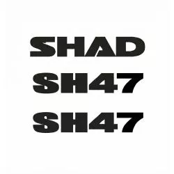 Autocollants de rechange pour top case SHAD SH47