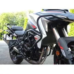 Crash-bar RDmoto bas et haut CF192KD noir pour Benelli TRK 702 / X 2023-2025 frames