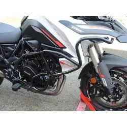 Crash-bar RDmoto bas et haut CF192KD noir pour Benelli TRK 702 / X 2023-2025 frames