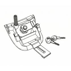 Platine et serrure de rechange pour top case Shad SH26 et SH29