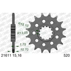 Kit chaîne AFAM 520XMR3 14/43 - Standard - couronne standard - Yamaha Tracer 7 /GT 2025-2026