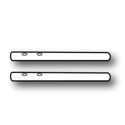 Axes de rechange pour couvercle de valises ou top case Shad SH23, SH26, SH29, SH33 et SH34