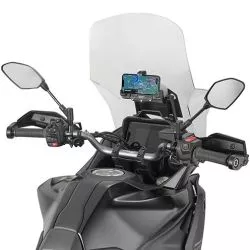 Châssis support GPS FB2179 GIVI à monter derrière la bulle sur Yamaha Tracer7 GT 2025 et +