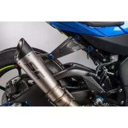 Protections de bras oscillant LIGHTECH carbone brillant - Suzuki GSXR 1000 2017-2021
