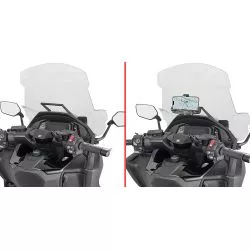 Châssis support GPS FB1211 GIVI pour Honda Forza 750 2025 et +
