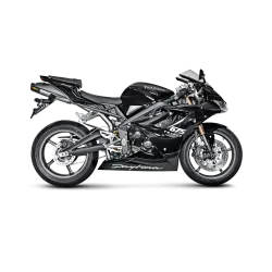 Silencieux Slip-On Akrapovic pour Triumph Daytona 675 2006-2012 et 675R 2011-2012