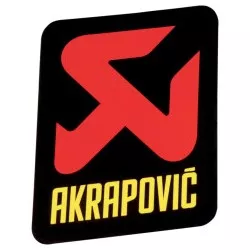 Autocollant sticker Logo Akrapovic vertical 75 mm