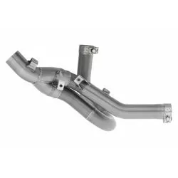 Raccord central haut ARROW 71808MI Inox non catalysé pour Ducati Panigale et Streetfighter V2 / V2S 2025 et +
