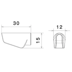 Clignotant, feu de position arrière et feu stop intégré RIZOMA LEGGERA S Noir ou Aluminium