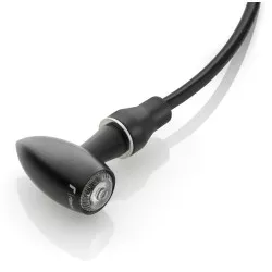 Clignotant RIZOMA CLUB Noir ou Aluminium pour un montage avant ou arrière