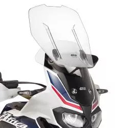 Bulle spécifique modulable GIVI AIRFLOW AF1144B incolore pour Honda CRF1000L Africa Twin / Adventure Sports