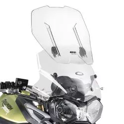 Bulle spécifique modulable GIVI AIRFLOW AF6401B incolore pour Triumph Tiger 800 / XC / XR 2011-2017