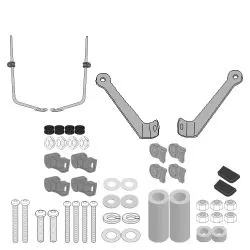 Kit d'attaches spécifiques GIVI A8103A pour fixation du pare-brise 8103A sur Peugeot Tweet 50, 125, 200 FL GT / Allure 2023 et +