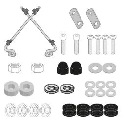 Kit d'attaches spécifiques GIVI A8831A pour fixation du pare-brise D1181ST sur Super Soco CUX 2021 et +