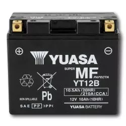 Batterie Yuasa YT12B SLA AGM - Sans Entretien - Prête à l'emploi.