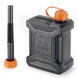 Jerrican GIVI TAN01 de 2,5 litres homologué transport essence, eau ou huile pour valise Trekker OUTBACK