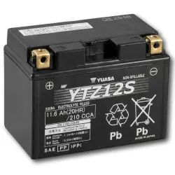 Batterie Yuasa YTZ12-S SLA-AGM - Sans Entretien - Prête à l'Emploi.