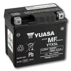 Batterie Yuasa YTX5L SLA AGM - Sans Entretien - Prête à l'emploi.