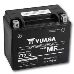 Batterie Yuasa YTX12 SLA AGM - Sans Entretien - Prête à l'emploi.