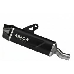 Silencieux INDY RACE ARROW 72650AKN Aluminium Dark QJMOTOR SRT800 2023 et +, SRT900SX 2025 et +