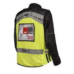 Gilet VEST02 GIVI haute visibilité, avec bandes réfléchissantes, homologué CEE