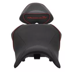 Selle Bagster SIT'N GO noire liserés ROUGES pour Honda CB750 Hornet 2023 et +