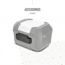 Top Case moto SHAD TR46 Terra avec couvercle alu, volume 46 litres