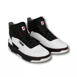 Baskets moto IPONE KT01-S Blanc / Noir