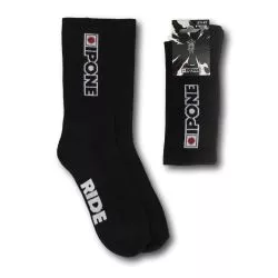 Chaussettes moto IPONE noires ou blanches