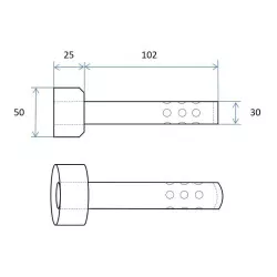 DB Killer DROIT pour IXRACE Xpure et M9