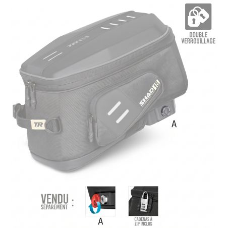 Sacoche de réservoir SHAD TERRA TR15C Click System, volume 13 Litres