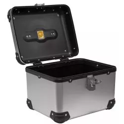 Top case X-PLOR plastique KS560A couleur aluminium, volume 35 Litres.