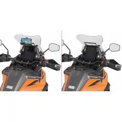 Châssis support GPS FB7719 GIVI à monter derrière la bulle, pour KTM 1390 Super Adventure S / Evo 2026 et +