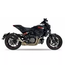 Double silencieux IXIL Xtrem black pour Indian FTR 1200 / S / Rally 2022-2023