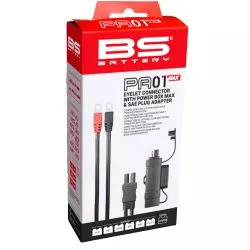 Connecteur à œillet BS BATTERY PA-01 MAX (double connexion chargeur ET booster)