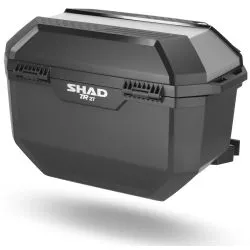 Valises latérales moto SHAD Terra TR27 avec couvercle Aluminium, 2x27 Litres.