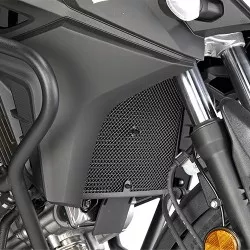 Grille de radiateur spécifique PR3112 GIVI en acier inox peinte en noire pour Suzuki DL 650 VSTROM 2017 et +