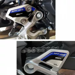 Stickers de protection 3D Resin Bike - Protections de talons Yamaha MT-09 2018-Current