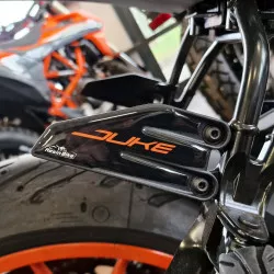 Stickers de protection 3D Resin Bike - Protections de talons KTM 125/200/250/390 Duke 2018-2023