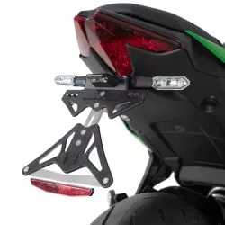 Support de plaque BARRACUDA pour Kawasaki Z650 S 2026 et + avec clignotants LEDS d'origine