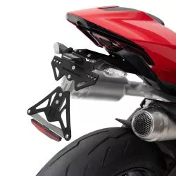 Support de plaque BARRACUDA pour Ducati Panigale V2 2025 et + avec montage clignotants LEDS d'origine