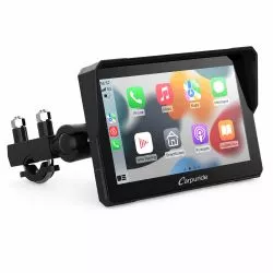 Écran connecté moto 7 pouces Carpuride W702 - CarPlay & Android Auto - Universel