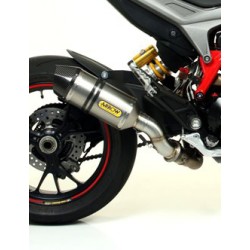 Silencieux RACE-TECH ARROW Titane pour Ducati Hypermotard et Hyperstrada 939 2016 et +