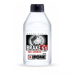 Ipone - Liquide de frein DOT 5.1 500ML - 100% Synthèse