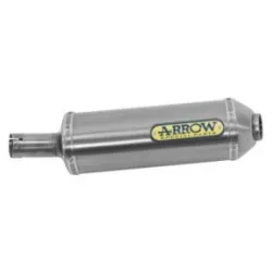 Silencieux MAXI RACE-TECH ARROW Aluminium embout inox pour Kawasaki ER6N et ER6F 2005-2011