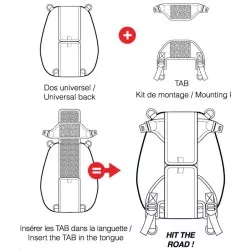 Kit d'arrimage protège réservoir TAB TRADI