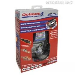 Chargeur de batterie moto Tecmate Optimate 4 dual program